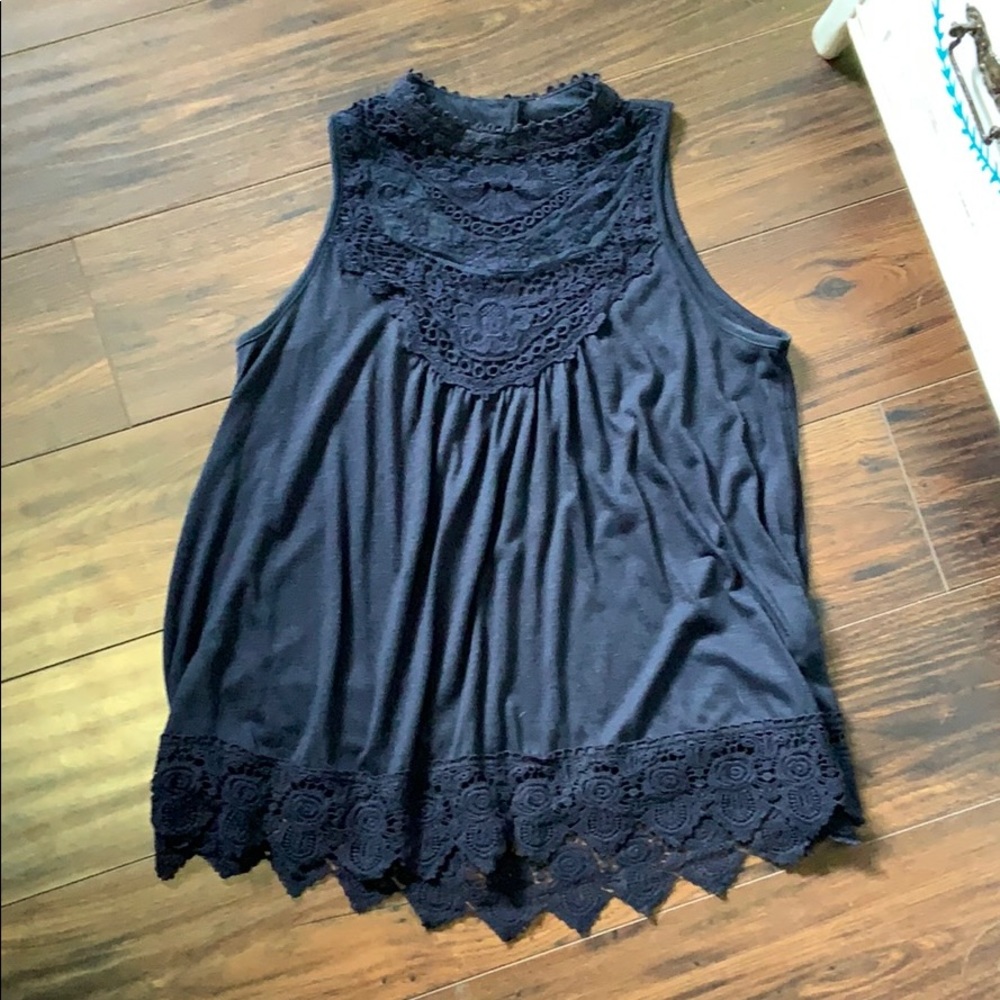 Xhilaration Navy Tank Top